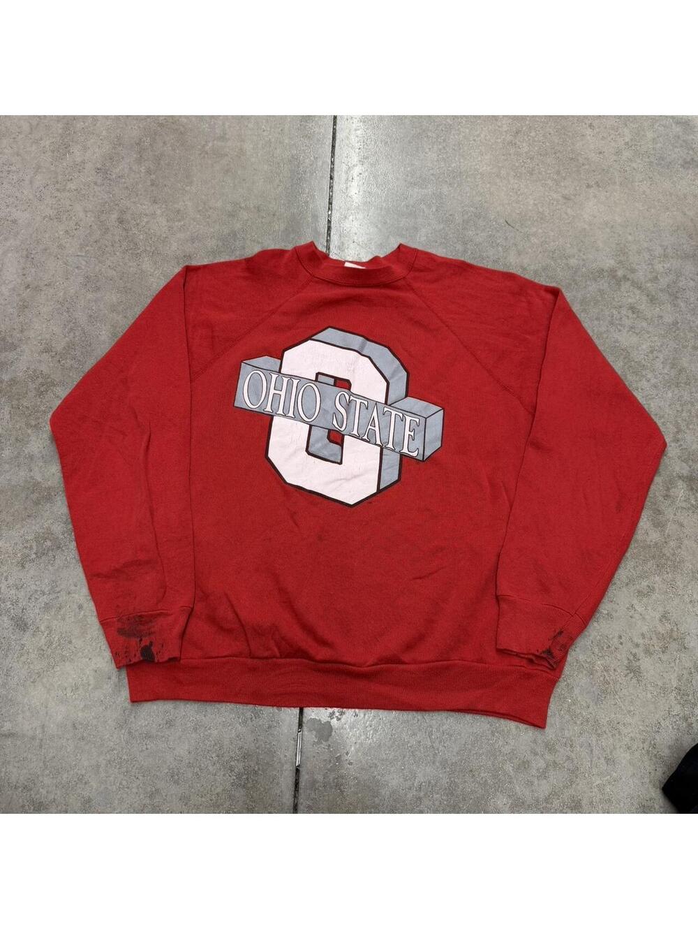 vintage ohio state university buckeyes collegiate made in usa crewneck size xl